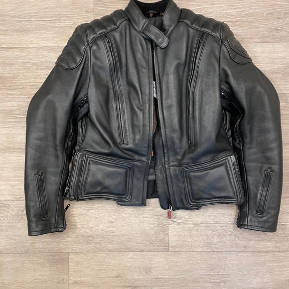 Leather Motorcycle Jacket - Picture 1 of 14